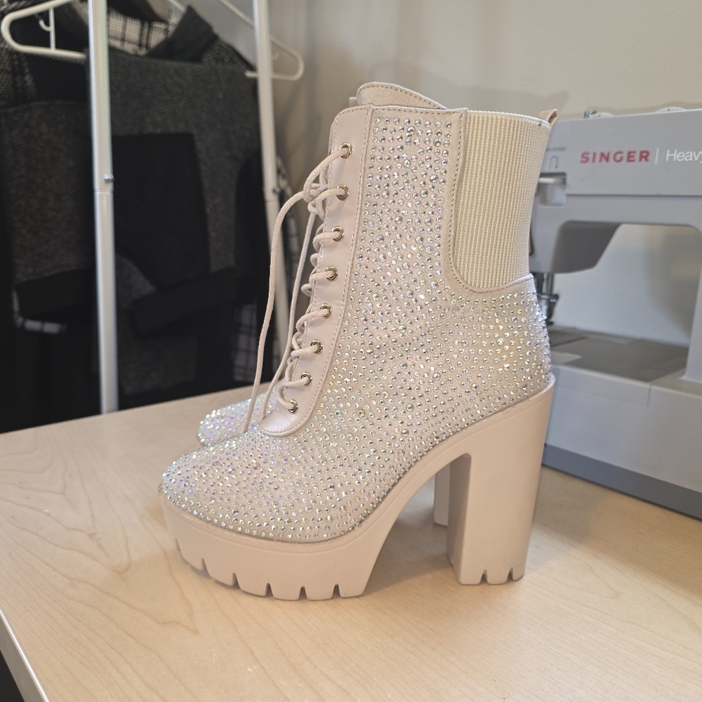 Rhinestone Booties - image 2